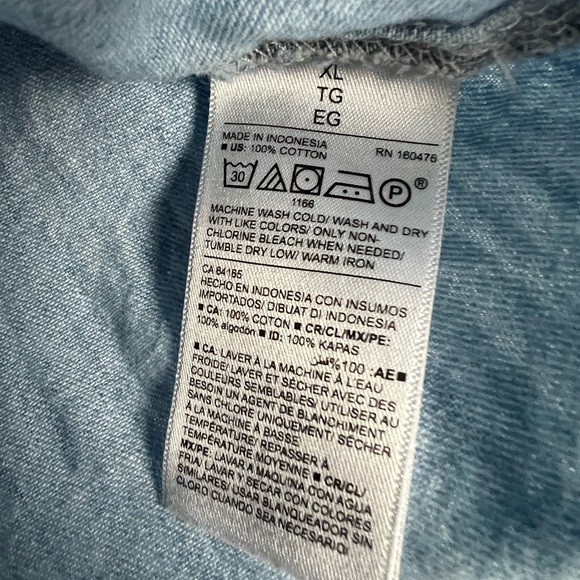 OLD NAVY MATERNITY Size XL Denim Top - Picture 5 of 5